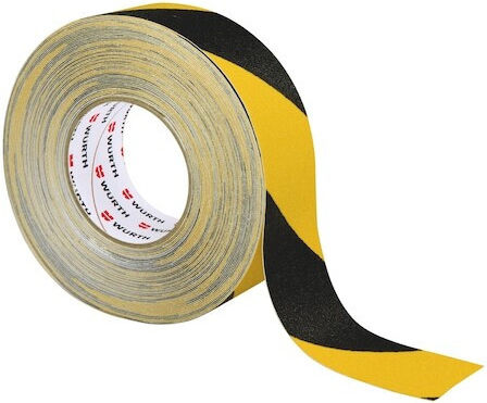 Wurth Black/Yellow Self-Adhesive Grip Tape Multicolored 50mmx18m 1pcs