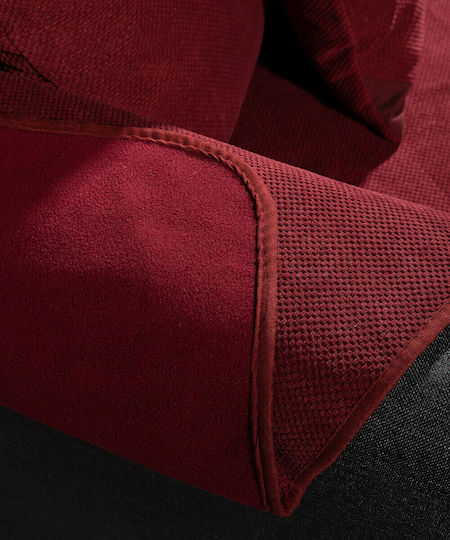 Silk Fashion 1715 Ριχτάρι Πολυθρόνας Chenille 180x180εκ. Bordo