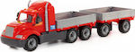 Polesie Mike, Ramp Truck With Trailer Camion pentru 3++ Ani 55538