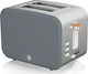 Swan ST14610GRYN Тостер Двуместна 900W Сив