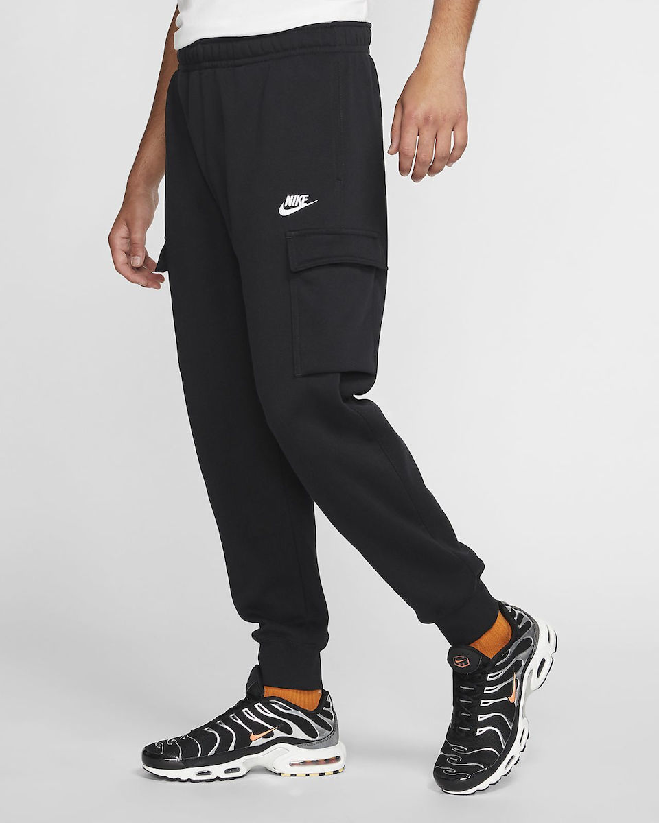 Nike Sportswear Club Παντελόνι Φόρμας με Λάστιχο Μαύρο CD3129-010 ...
