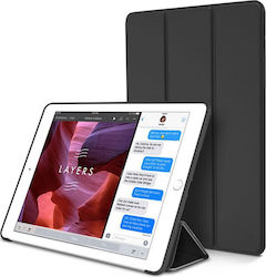 Slim Smart Cover Flip Cover Δερματίνης Μαύρο (iPad Air 2)