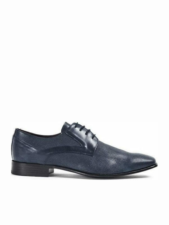 Damiani 257 Leder Herrenschuhe Blau