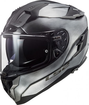 LS2 FF327 Challenger Full Face Helmet with Sun Visor ECE 22.05 1420gr Jeans Titanium FF327CJTU