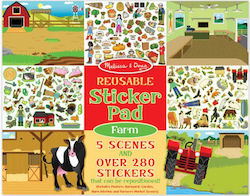 Melissa & Doug Sticker Album Reusable Pad Farm for Children 3++ Years