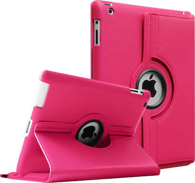 Rotating Flip Cover Synthetic Leather Rotating Fuchsia (iPad 2017/2018 9.7")