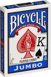 Bicycle Rider Back International Jumbo Plasticized Card Deck Blue