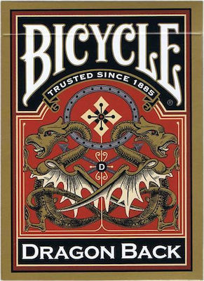 Bicycle Gold Dragon Back Plasticized Collectable Card Deck