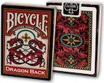 Bicycle Red Dragon Back by USPC Ediție de colecție Pachet de cărți Plastifiată