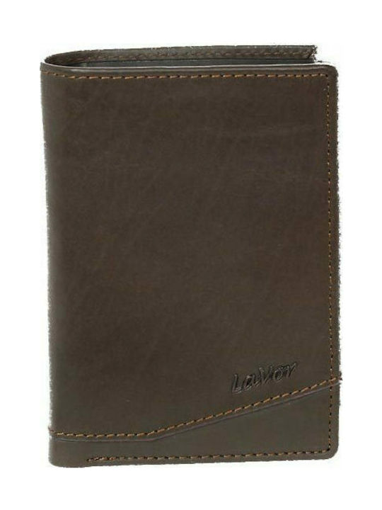 Leather Men's Wallet with RFID Brown