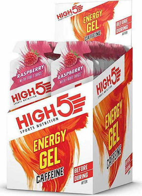 High5 Energy Gel Caffeine με Γεύση Raspberry 20x40gr