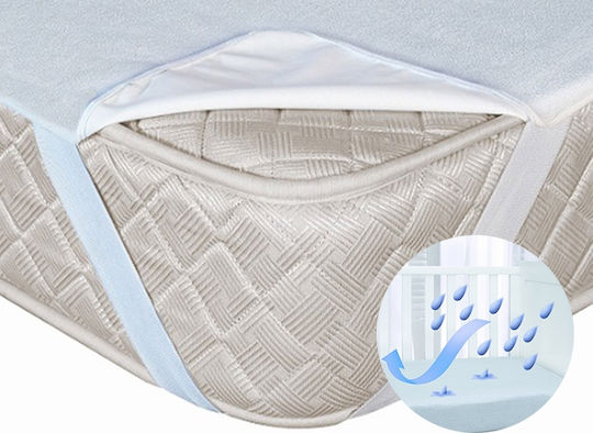 Just Baby Bed Mattress Protector Cotton with Elastic Straps 70x140cm