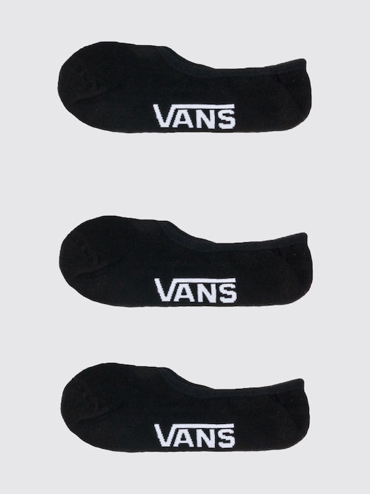 Vans Classic Super Damen Einfarbige Socken Schwarz 3Pack