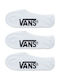Vans Classic Unisex Μονόχρωμες Κάλτσες Λευκές 3Pack