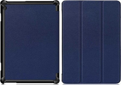 Magnetic 3-Fold Flip Cover Synthetic Leather Blue (Lenovo Tab M10 10.1")