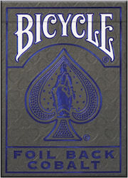 Bicycle Metalluxe Rider Back Plasticized Collectable Card Deck Blue