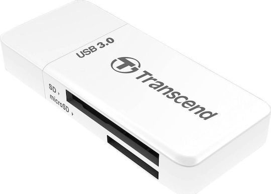 Transcend RDF5 Card Reader USB 3.0 for /S/D/ /m/i/c/r/o/S/D/ / / / / White