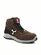 Payper Get Force Mid Waterproof Boots Safety Brown S3 with Certification P, ESD ,SRC