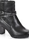 Marco Tozzi Leather Women's Ankle Boots Black