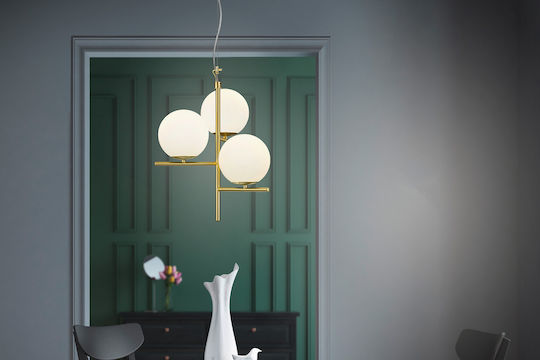 Trio Lighting Pure Verstellbar Hängelampe Bronze mit Fassung E14, E.14 40cm.