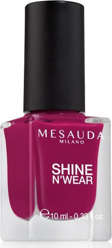 Mesauda Milano Shine n' Wear Luciu Oja Lustruirea De Lungă Durată Uscare Rapidă Fuchsia 10ml