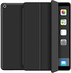Tech-Protect Smartcase Flip Cover Δερματίνης / Σιλικόνης Μαύρο (iPad 2019/2020/2021 10.2'')