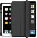 Smart Flip Cover Piele artificială Negru (iPad 2019/2020/2021 10.2'' - iPad 2019/2020/2021 10.2'')