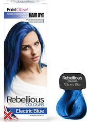 Paintglow Rebellious Semi Permanent Hair Dye Electric Blue 70ml