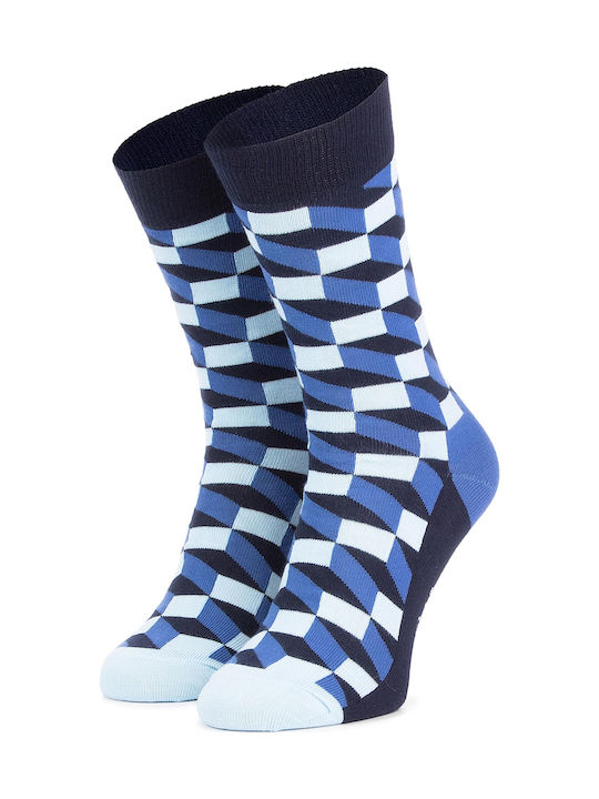 Happy Socks Filled Optic Men's Patterned Socks Multicolour