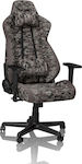 Nitro Concepts S300 Fabric Gaming Chair with Adjustable Arms Gray