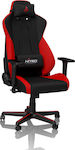 Nitro Concepts S300 Fabric Gaming Chair with Adjustable Arms Red