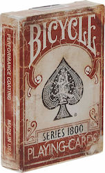 Bicycle Series 1800 by Ellusionist Ediție de colecție Pachet de cărți Plastifiată Roșie