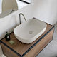 Scarabeo Glam Vessel Sink Porcelain 56x39x14cm White Matt