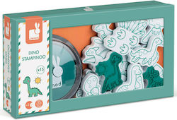 Janod Stamps Set Of 15 Stampinoo Dino Stamps for Children 3++ Years