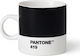 Pantone Lifestyle Black Cup Espresso Porcelain Black 120ml