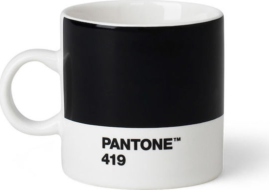Pantone Lifestyle Schwarz Espresso Tasse