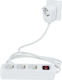 REV Power Strip 3 Positions with USB-A, Switch and Cable 2m