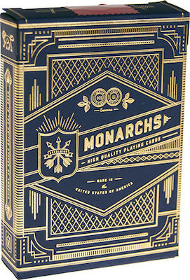 Theory11 Monarchs Collectible Playing Cards Paper for Poker Blue