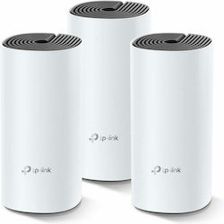 TP-LINK Deco M4 v2 WiFi Mesh Network Access Point Wi‑Fi 5 Dual Band (2.4 & 5GHz) σε Τριπλό Kit