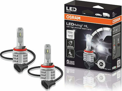 Osram Lamps Car LEDriving HL H11 LED 6000K Cold White 12V 55W 2pcs