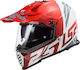 LS2 Pioneer Evo MX436 Evolve On-Off Helmet with Sun Visor ECE 22.05 1350gr White/Red