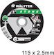 Walter 5717 Schneidscheibe Baumaterialien 115mm