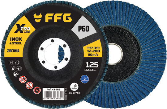 FFG Grinding Disc Metal P60 125mm Set 1pcs