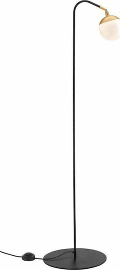 Luma Stehleuchte H160xB40cm. mit Fassung für Lampe E14 Schwarz
