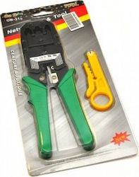 Ethernet Internet Cable Crimping Plier RJ12, RJ11, RJ45 with Cable Cutter (Length 180mm) T315