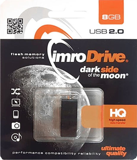 IMRO Dark Side of the Moon 8GB USB 2.0 Стик Черен
