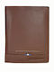 Leather Men's Wallet Classic Brown