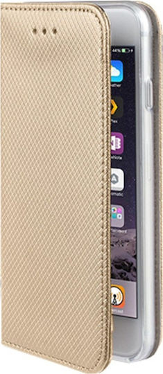 Forcell Book Piele artificială Magnetic Auriu (Huawei P20 Pro)