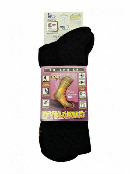 Dimi Socks Ανδρικές Ισοθερμικές Κάλτσες Μαύρες