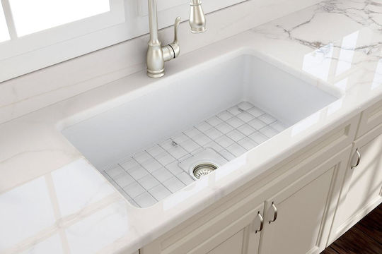 Bocchi 1362 Υποκαθήμενος Πορσελάνινος Μ81xΠ48cm White Matt Bocchi 1362 Υποκαθήμενος Πορσελάνινος Μ81xΠ48cm White Matt